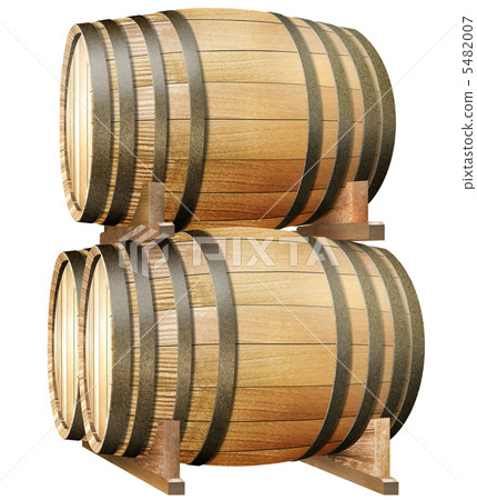 三堆積了酒酒威士忌酒例證白色背景 5482007