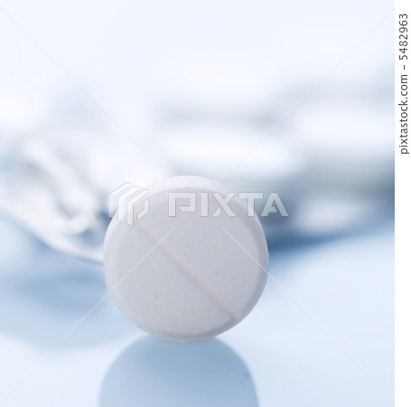 Tablet closeup. Medical Treatment 5482963