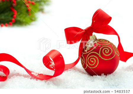 Christmas and New Year Decorations.Bauble Christmas and New Year Decorations.Bauble 5483537