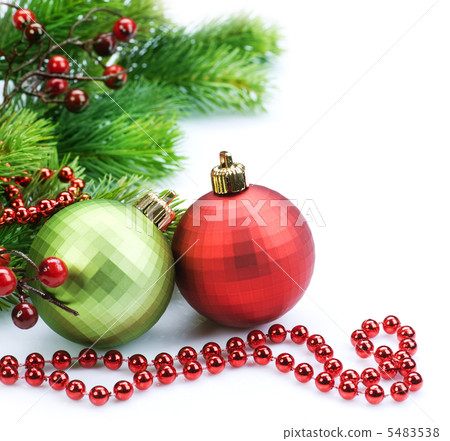 Christmas over white Christmas over white 5483538