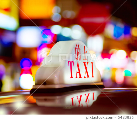 Hong Kong Night Taxi Hong Kong Night Taxi 5483925