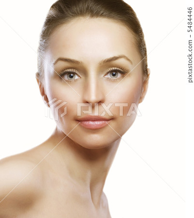 Beautiful Woman Face. Perfect Skin 5484446