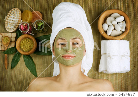 Spa Facial Mud Mask. Dayspa 5484657