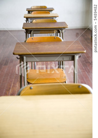 Classroom chair and desk 5489482
