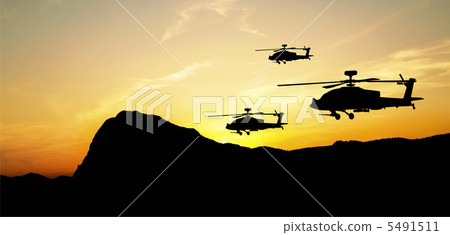 Helicopter silhouettes 5491511