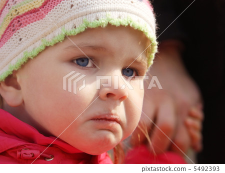 Offended girl closeup 5492393