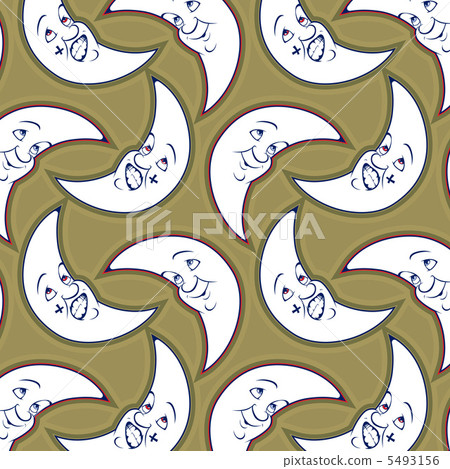 moon face character background 5493156