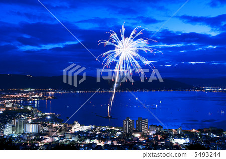 Fireworks at Lake Suwa 5493244