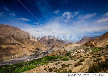 Dhankar Gompa. India. Spiti Valley 5493420