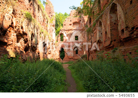 Balga - ruins of medieval castle of the Teutonic knights. Kalini Balga - ruins of medieval castle of the Teutonic knights. Kalini 5493655