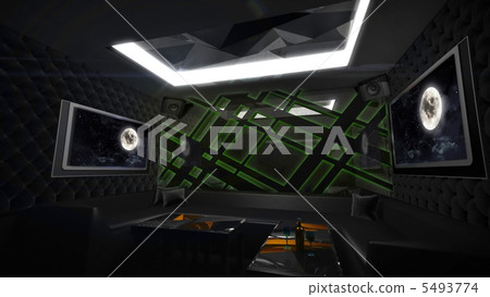 dark style nightclub room 5493774