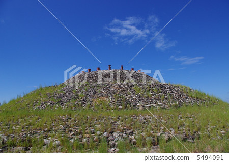 Yanai Chaseuri Kofun burial mound 5494091
