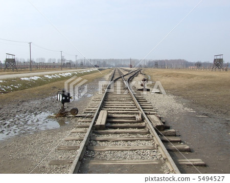 Poland _ Auschwitz concentration camp _ Deposit line 5494527