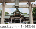 Shinto shrine and torii 5495349