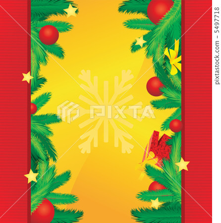 vector christmas red borders on golden background with xmas tee vector christmas red borders on golden background with xmas tee 5497718