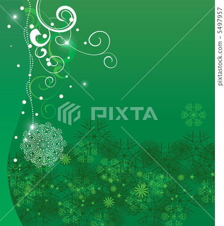 christmas vector snowflake card - Stock Illustration [5497957] - PIXTA