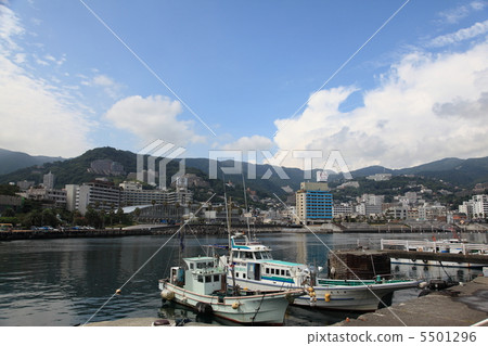 Atami city view from the sea 5501296