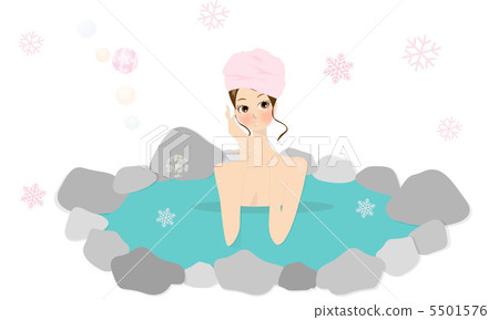 冬季溫泉 5501576