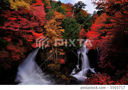 Crow Falls of the Autumn Leaves 5503717