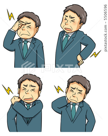 中年男人·疲憊僵硬的肩膀 中年男人·疲憊僵硬的肩膀 5506596