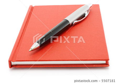 Red notepad with ball pen Red notepad with ball pen 5507181