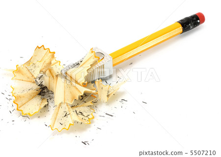 Sharpening pencil and wood shavings Sharpening pencil and wood shavings 5507210