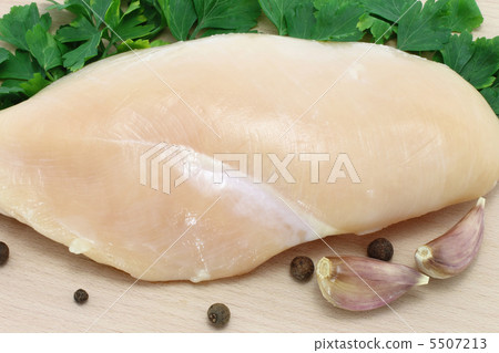 raw chicken on wooden board raw chicken on wooden board 5507213