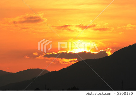 Orange sunset sky 5508180