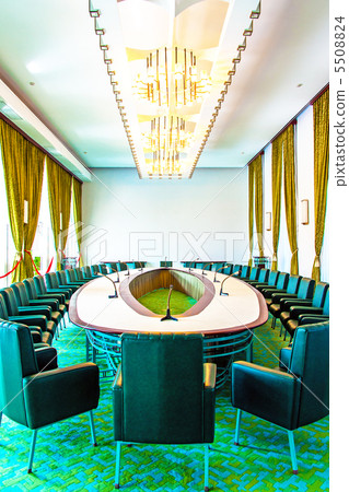 Cabinet meeting of Reunification House (Presidential office of former South Vietnam) 5508824