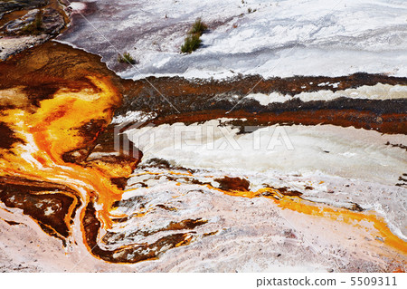 Hot spring, Waiotapu geothermal area, New Zealand 5509311