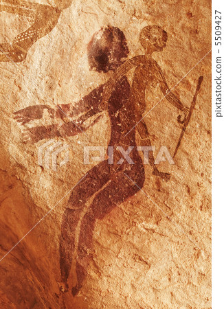 Rock paintings of Tassili N'Ajjer, Algeria 5509427