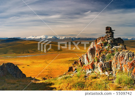 Mountain view, Plateau Ukok 5509742