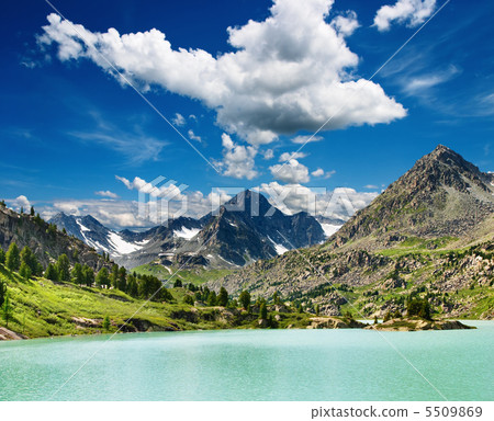 Mountain lake Darashkol 5509869