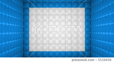 Soft room concept. Blue stitched leather pattern 5510430