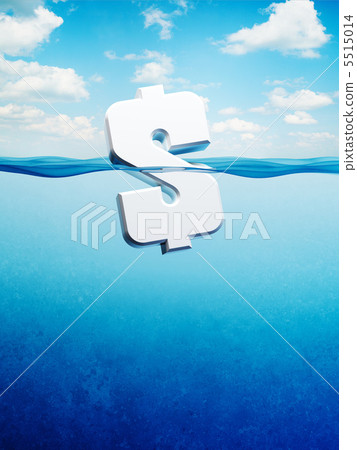 dollar go down - Stock Illustration [5515014] - PIXTA