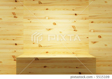 empty wood shelf on wall empty wood shelf on wall 5515109