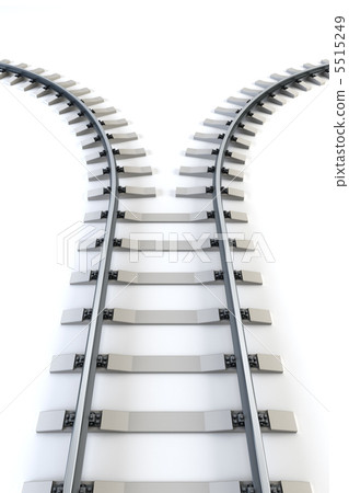 diverging railway 5515249