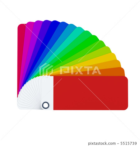 isolated color card 3d rendering 5515739