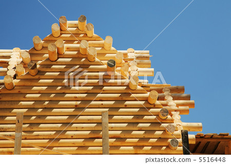 Building of the new log house Building of the new log house 5516448