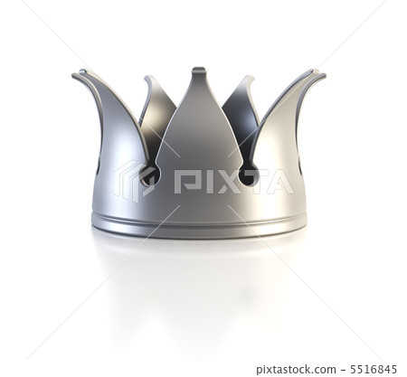 Isolated silver crown Isolated silver crown 5516845