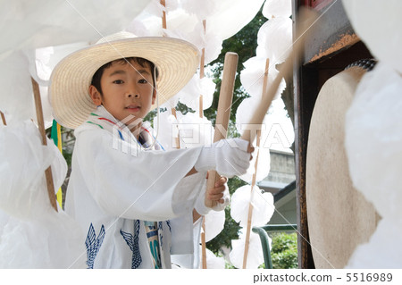 Tsuru City flower umbrella hall festival drum Tsuru City flower umbrella hall festival drum 5516989