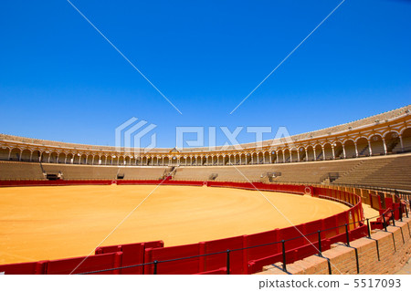 bullfight arena  in Seville, Spain 5517093