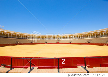 bullfight arena  in Seville, Spain 5517176