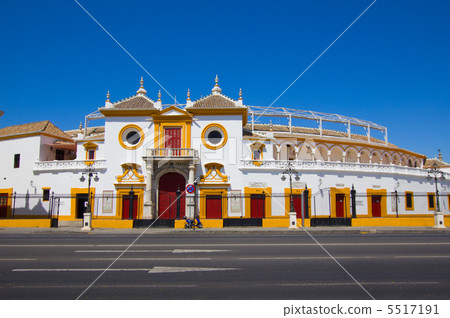 The bull arena of Seville, Spain 5517191