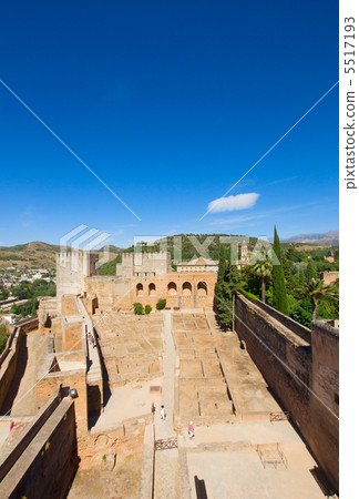 Alcazaba fortress in Alhambra, Granada, SPain Alcazaba fortress in Alhambra, Granada, SPain 5517193