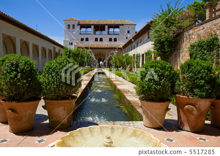 Generalife palace and garden, Granada, Spain 5517285