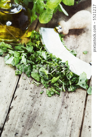 chopped herbs chopped herbs 5521217
