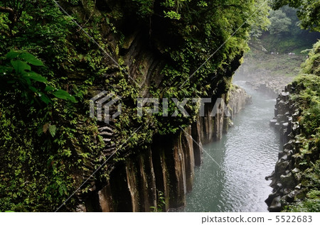 高千穗峽谷的柱狀關節 5522683