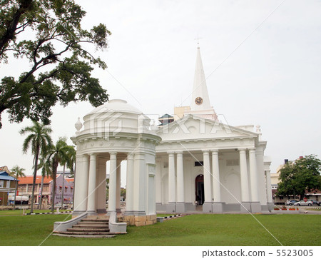 世界遺產喬治城聖喬治教堂，檳城島 5523005