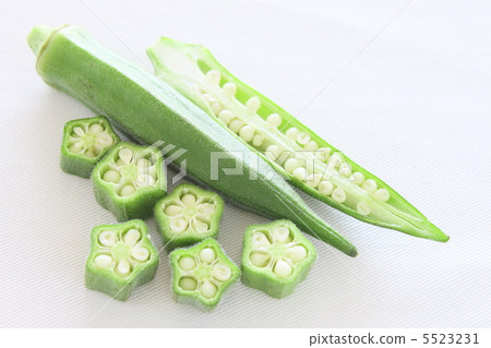 Okra vegetables summer vegetables 5523231